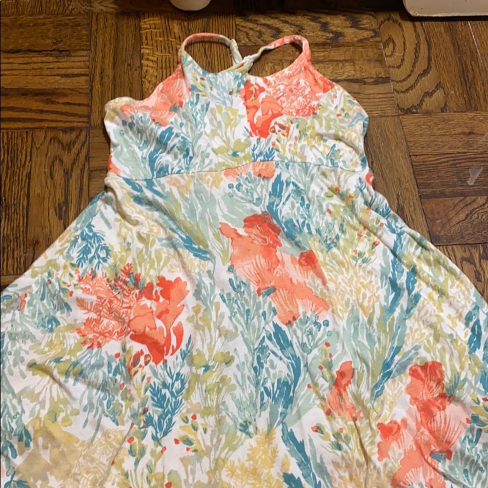 flower flowy dress